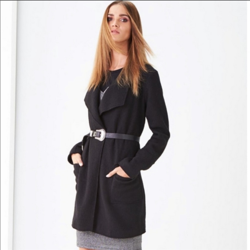 Thread & Supply Drape Front coat